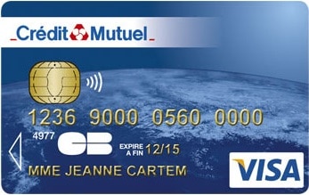 CB Visa Classic Crédit Mutuel