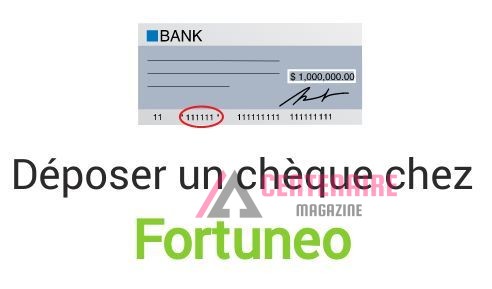 depot cheque fortuneo