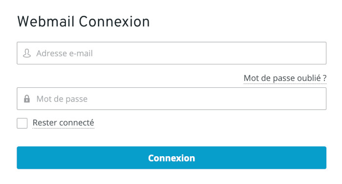 Se connecter au webmail one and one Ionos