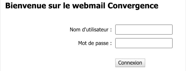 Se connecter au webmail Poitiers