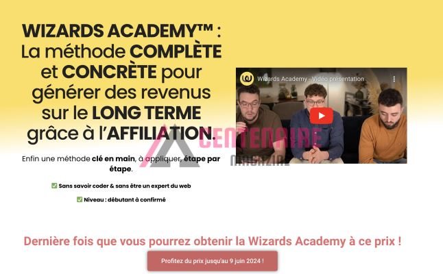 avis formation wizard academy