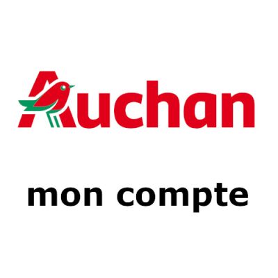 Une image d'un écran d'ordinateur avec une boîte de connexion Auchan Mon Compte.